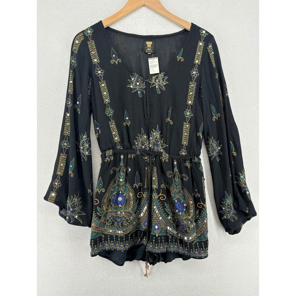 Embellished Black Jumpsuit